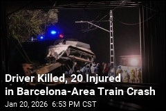 Driver Killed, 20 Injured in Barcelona-Area Train Crash