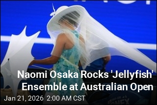 Naomi Osaka Rocks 'Jellyfish' Ensemble at Australian Open