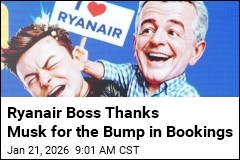 Ryanair Boss Thanks Musk for the Bump in Bookings