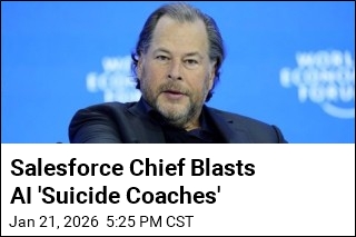 Salesforce Chief Blasts AI 'Suicide Coaches'