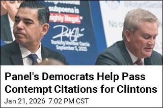 Panel's Democrats Help Pass Contempt Citations for Clintons