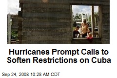 Hurricanes Prompt Calls to Soften Restrictions on Cuba