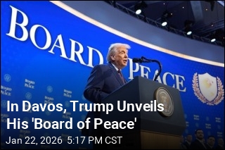 In Davos, Trump Unveils His 'Board of Peace'