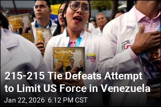 215-215 Tie Defeats Attempt to Limit US Force in Venezuela