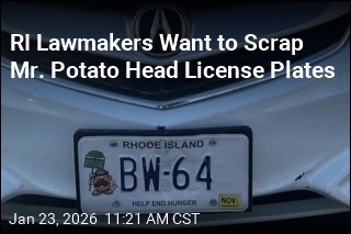 Rhode Island May Ditch Mr. Potato Head License Plates