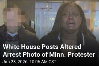 White House Shares Altered Arrest Photo of Minn. Protester