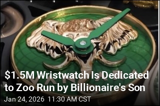 $1.5M Wristwatch Is Dedicated to Zoo Run by Billionaire's Son