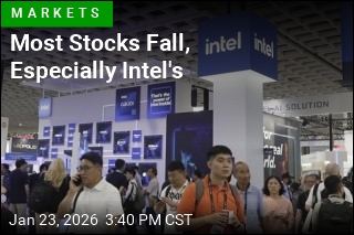 Most Stocks Fall, Especially Intel's