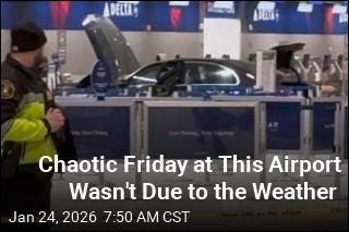 Chaotic Friday at This Airport Wasn't Due to the Weather