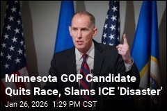 Minnesota GOP Hopeful Quits Race, Condemns ICE Tactics