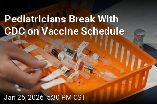 Pediatricians Break With CDC on Vaccine Schedule