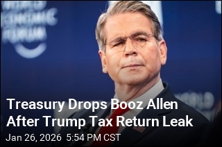 Trump Tax Return Leak Costs Booz Allen Treasury Contracts