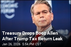 Trump Tax Return Leak Costs Booz Allen Treasury Contracts