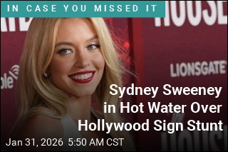 Sydney Sweeney in Hot Water Over Hollywood Sign Stunt