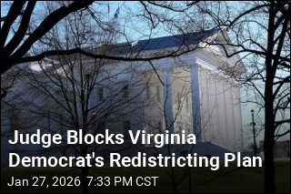 Judge Blocks Virginia Democrat's Redistricting Plan
