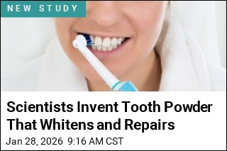 Scientists Invent Tooth Powder That Whitens and Repairs
