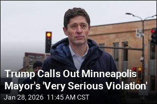 Trump Says Minneapolis Mayor Is 'Playing With Fire'
