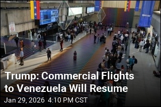 Trump: Commercial Flights to Venezuela Will Resume