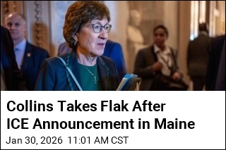 Collins Takes Flak After ICE Announcement in Maine