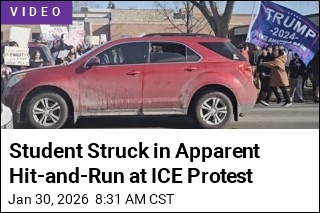 Student Struck in Apparent Hit-and-Run at ICE Protest