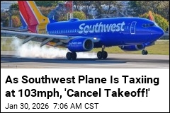 Plane in Runway, Southwest Jet Aborts a Takeoff at Last Minute