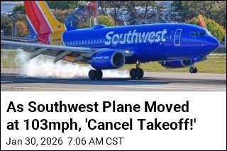 Plane in Runway, Southwest Jet Aborts a Takeoff at Last Minute