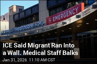ICE Said Migrant Ran Into a Wall. Medical Staff Balks