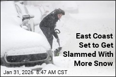 East Coast Set to Get Slammed With More Snow