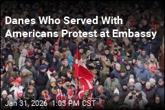 Danish Veterans Plant Flags at US Embassy