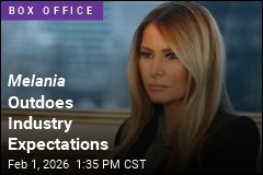 Melania Opens in Third Place