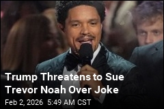 Trump: I Might Sue Noah Over Epstein Joke