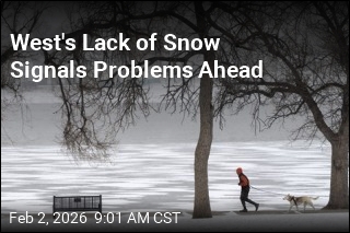 West's Lack of Snow Signals Problems Ahead