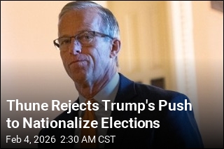 Thune Rejects Trump's Push to Nationalize Elections