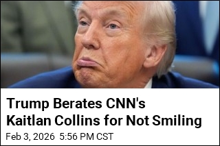 Trump Berates CNN's Kaitlan Collins for Not Smiling
