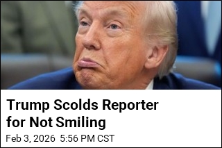 Trump Berates CNN's Kaitlan Collins for Not Smiling