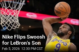 Nike Flips Iconic Swoosh for Bronny James