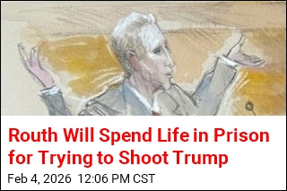 He'll Spend Life in Prison for Trying to Shoot Trump