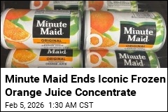 Minute Maid Ends Iconic Frozen Orange Juice Concentrate