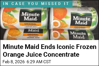 Minute Maid Ends Iconic Frozen Orange Juice Concentrate