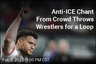 Anti-ICE Chant Halts Wrestlers, AEW Match
