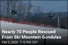 Nearly 70 People Rescued From Ski Mountain Gondolas