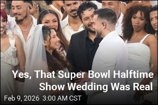 Yes, That Super Bowl Halftime Show Wedding Was Real