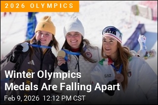 Some Winter Olympics Medals Are Already Falling Apart