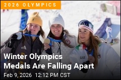 Some Winter Olympics Medals Are Already Falling Apart