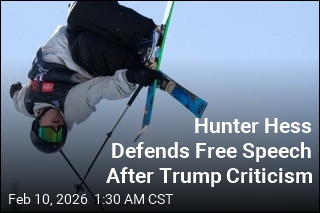 Hunter Hess Defends Free Speech After Trump Attack