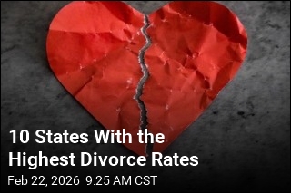 10 States With the Highest Divorce Rates