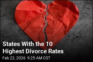 10 States With the Highest Divorce Rates