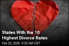 10 States With the Highest Divorce Rates