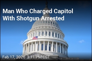 Man Who Charged Capitol With Shotgun Arrested