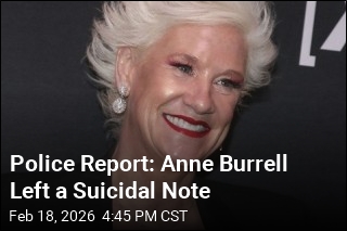 Police Report: Anne Burrell Left a Suicidal Note